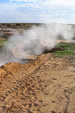 Boiling water from Cooper Basin Bore photo of Boiling water from Cooper Basin Bore